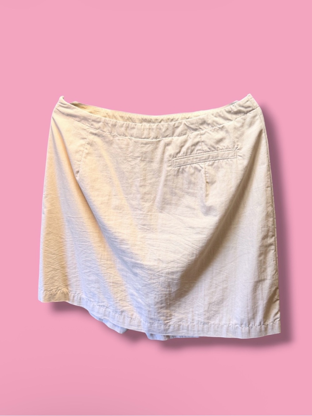Banana Republic Off-White A-Line Skirt